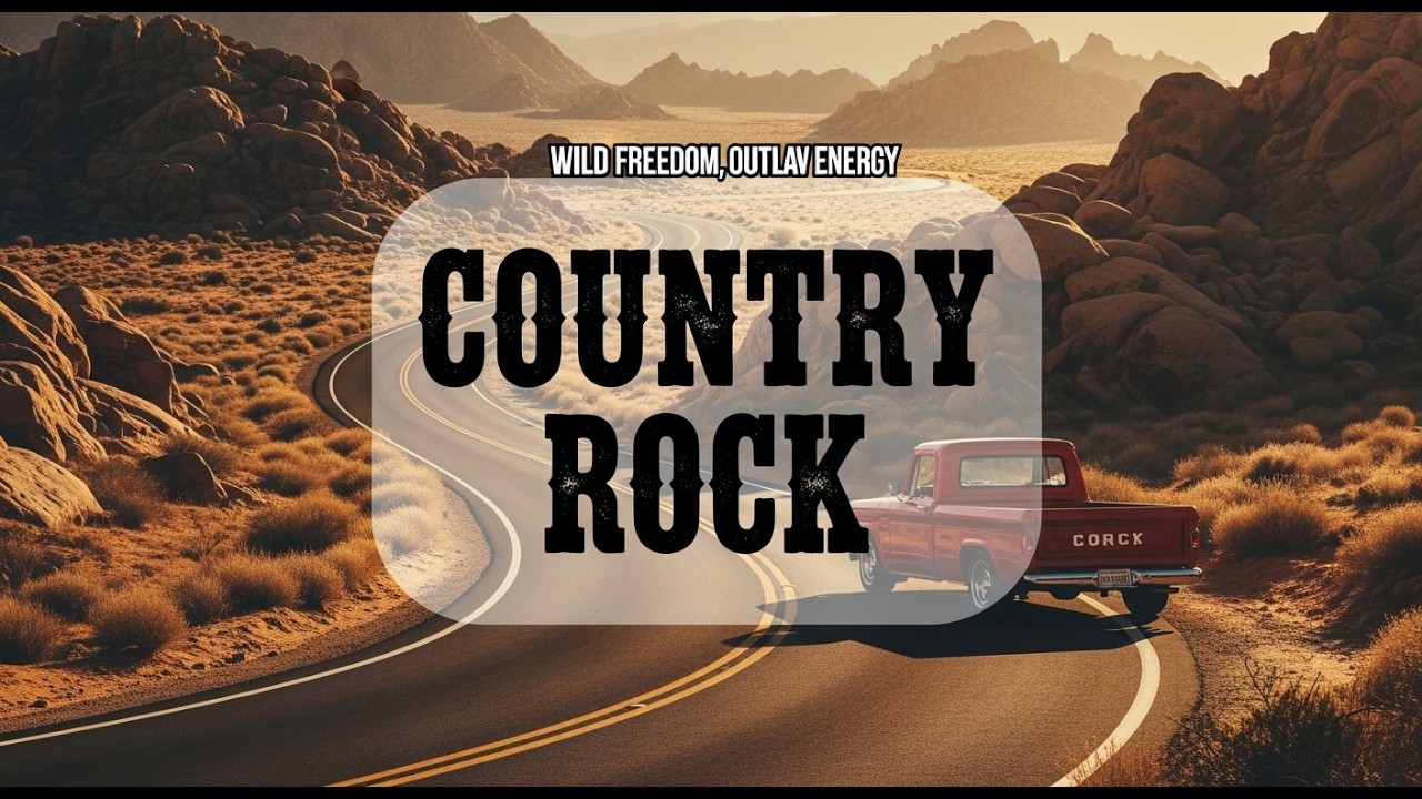 Country Rock Driving Mix 2025 🚚🔥 Open Roads & Rebel Vibes