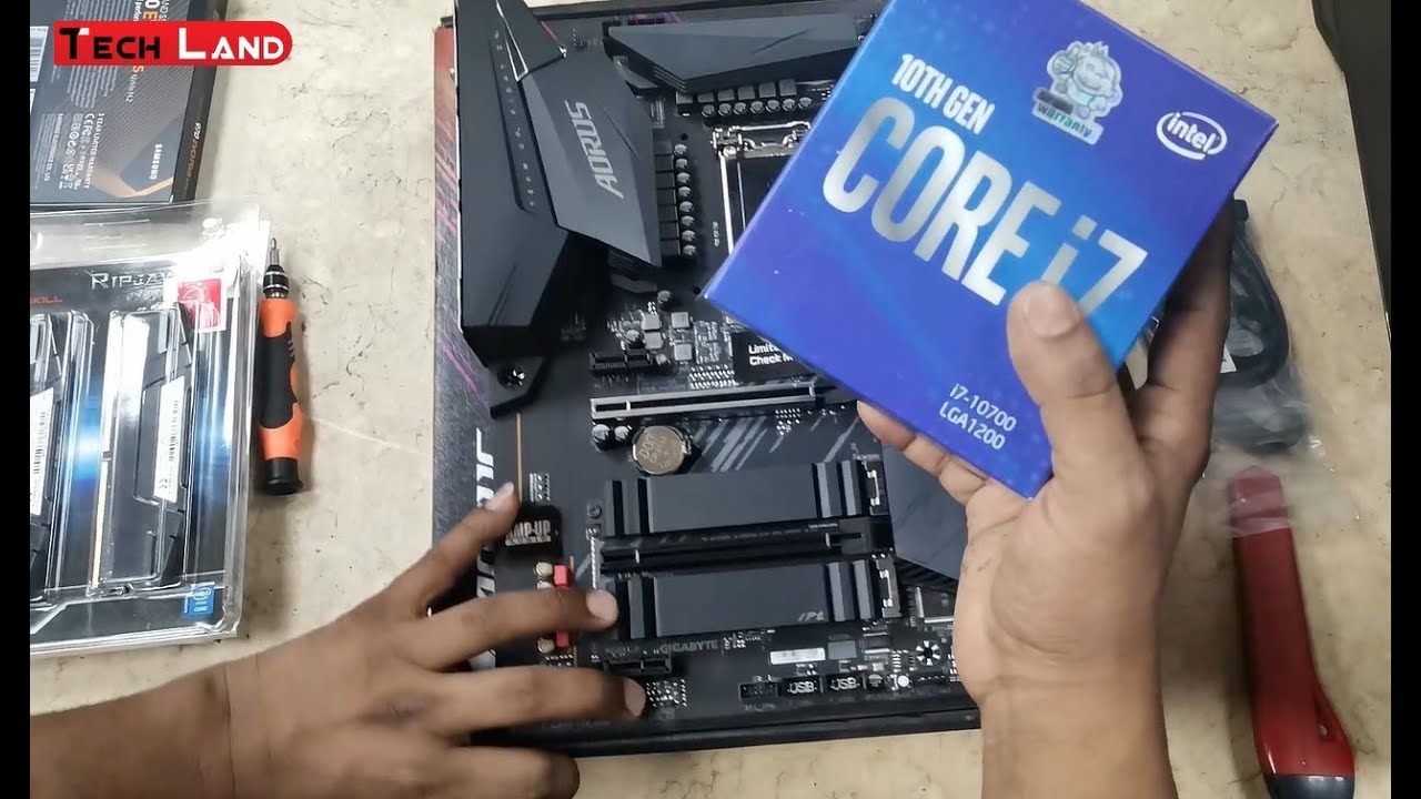 intel 10th Gen Pc Build core corei7 10700 Z490 Aorus Elite Gpu ZOTAC GAMING RTX 3070 Twin OC