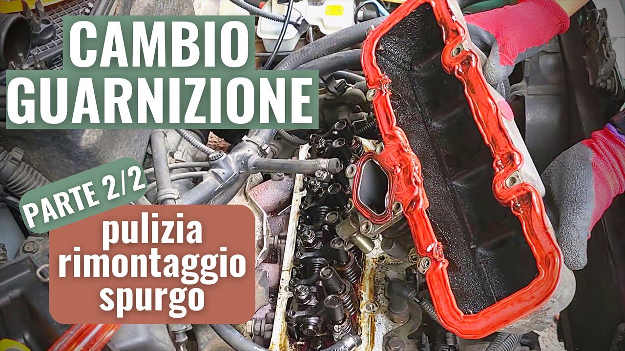 Sostituzione guarnizione coperchio punterie - parte 2/2
