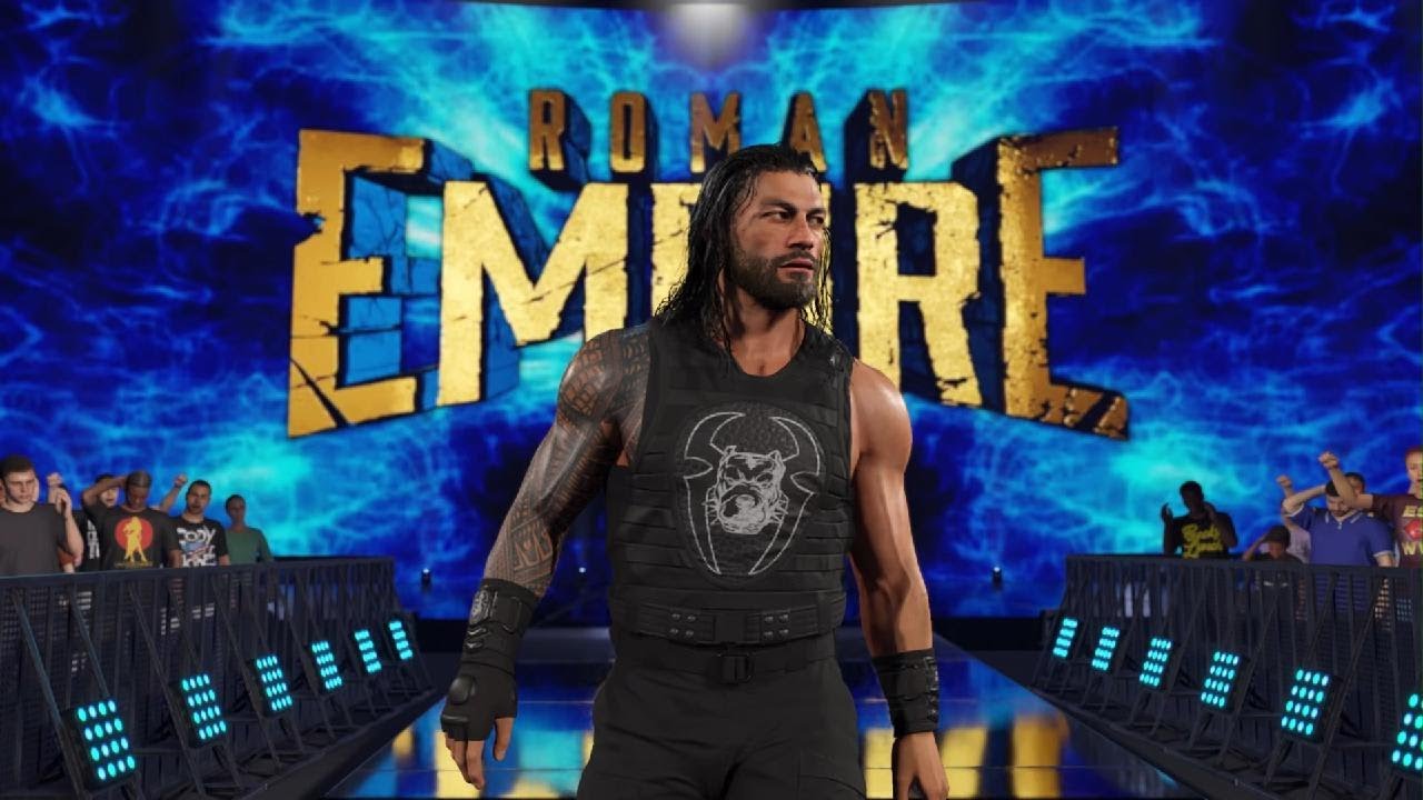 WWE 2K25 Roman Reigns 19 vs Santos Escobar