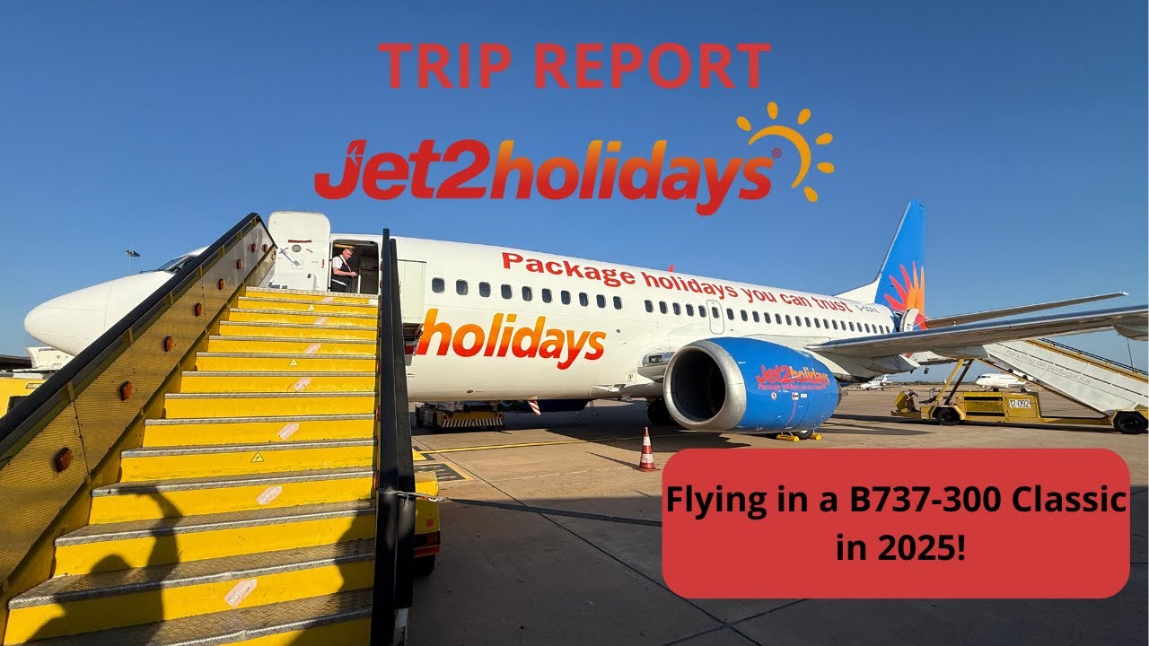 TRIP REPORT | Jet2 Boeing B737-300 Classic | Faro - Leeds Bradford