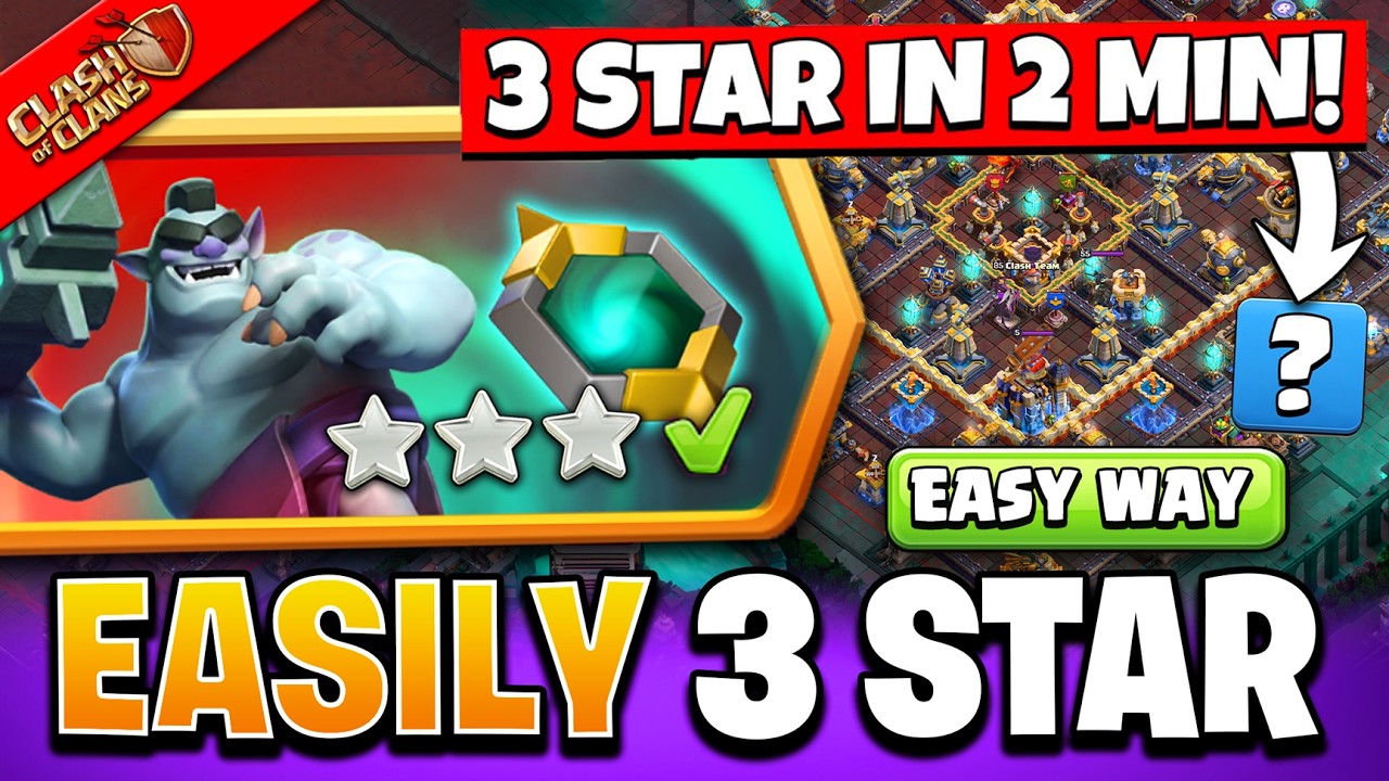 Easily 3 Star Portal Challenge in Clash of Clans | Coc New Event Attack