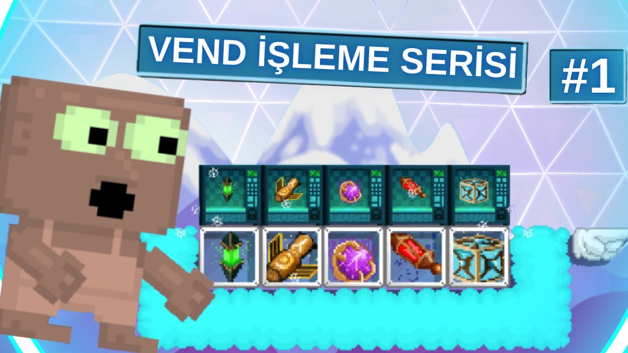 Growtopia Yeni vend Shop! | Nasıl İtem Buluyorum? | Vend işletme #1