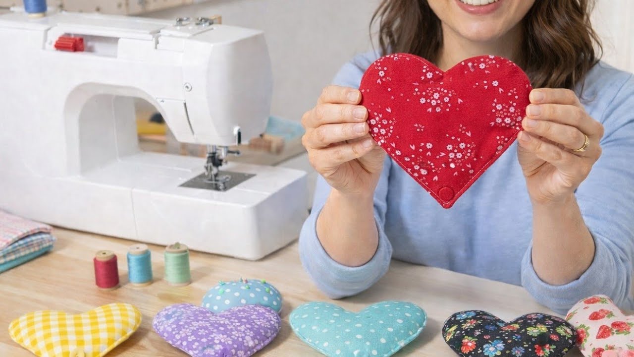 Easy Valentines Inspired Sewing Idea | Easy Sewing Tutorial 