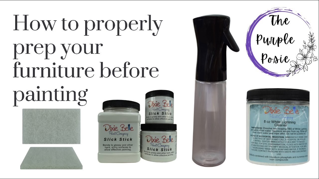 How to Properly Prep Your Furniture to Chalk Paint | Dixie Belle | Furniture Prep