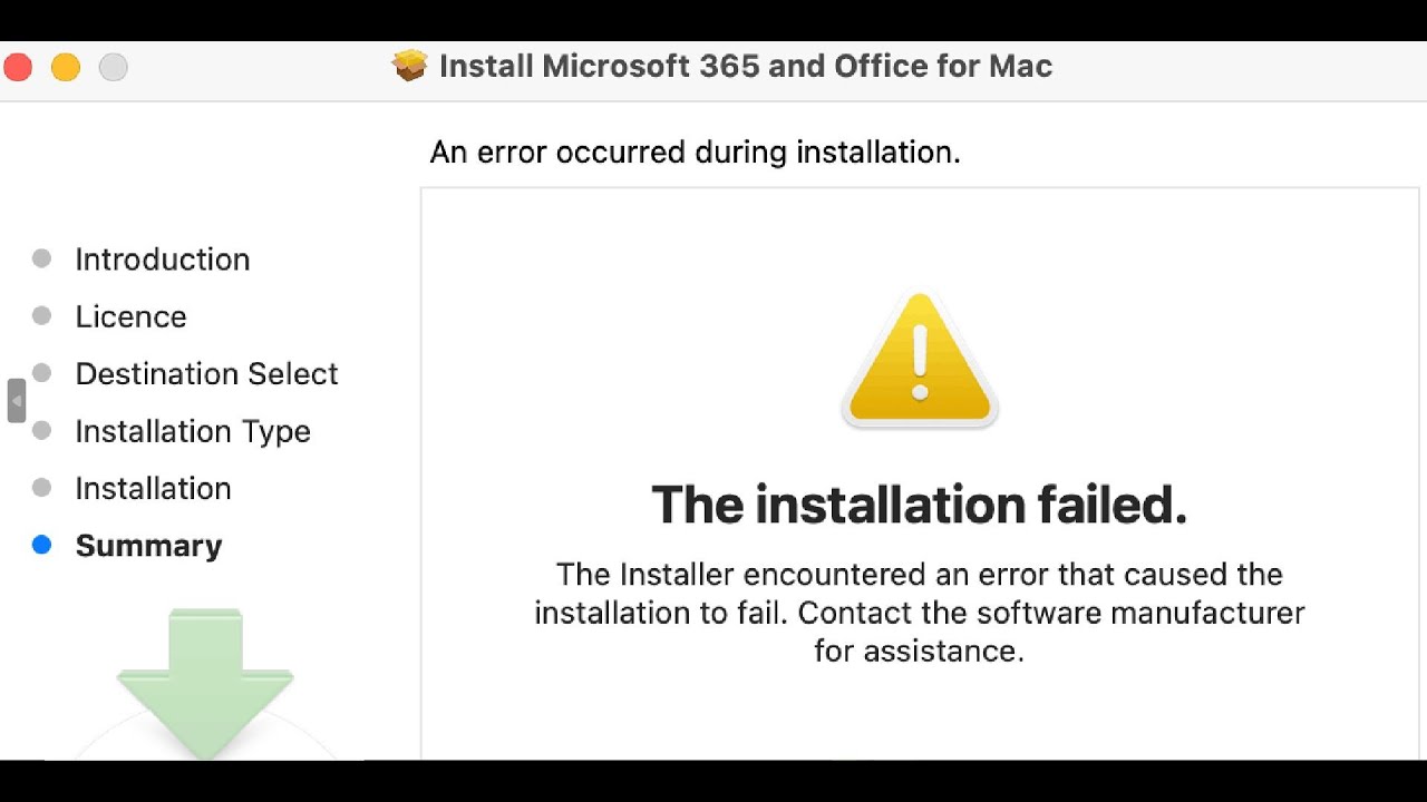 Fix Microsoft Office Not Installing On macOS Ventura Error The Installation Failed