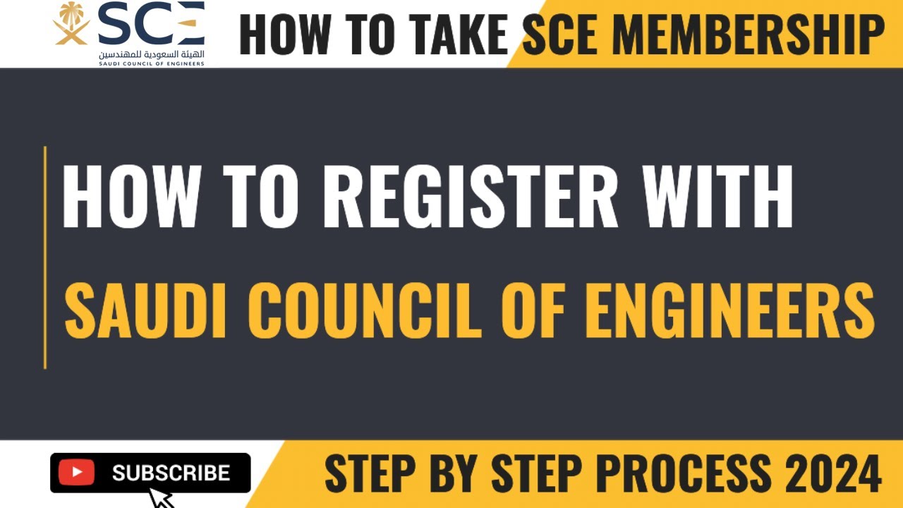 How to Register with Saudi Council of Engineers | Saudi Council of Engineers Membership Procedure