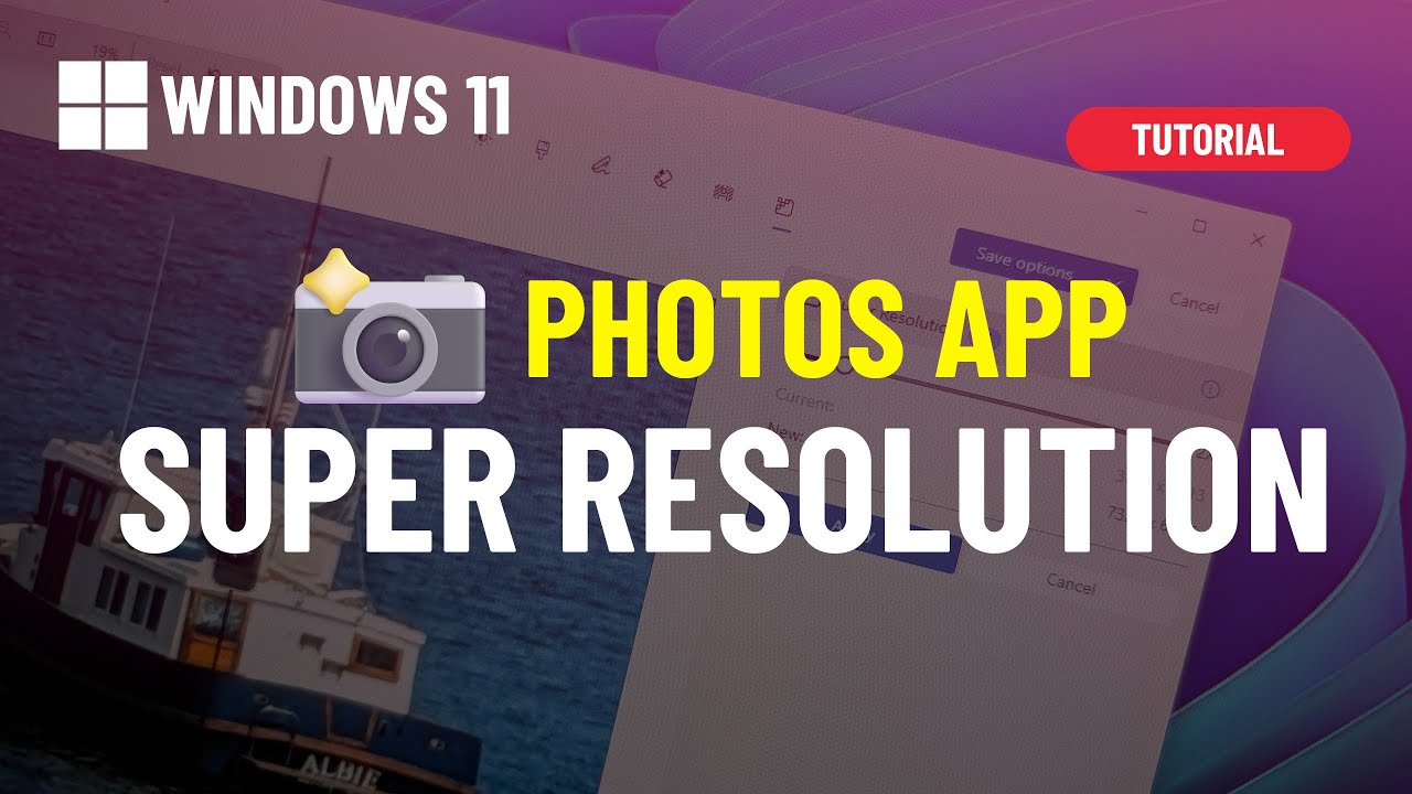 🖼️ Windows 11: Use NEW Super Resolution to upscale and restore pictures on Photos app