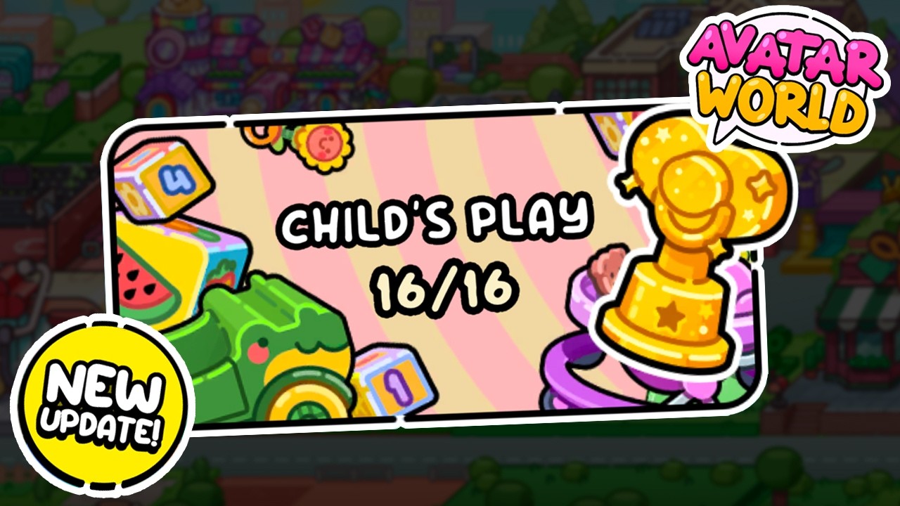 🧸 ALL 16 SECRETS CHILD'S PLAY NEW AVATAR WORLD UPDATE! 🧸 All the Secrets of Kindergarten