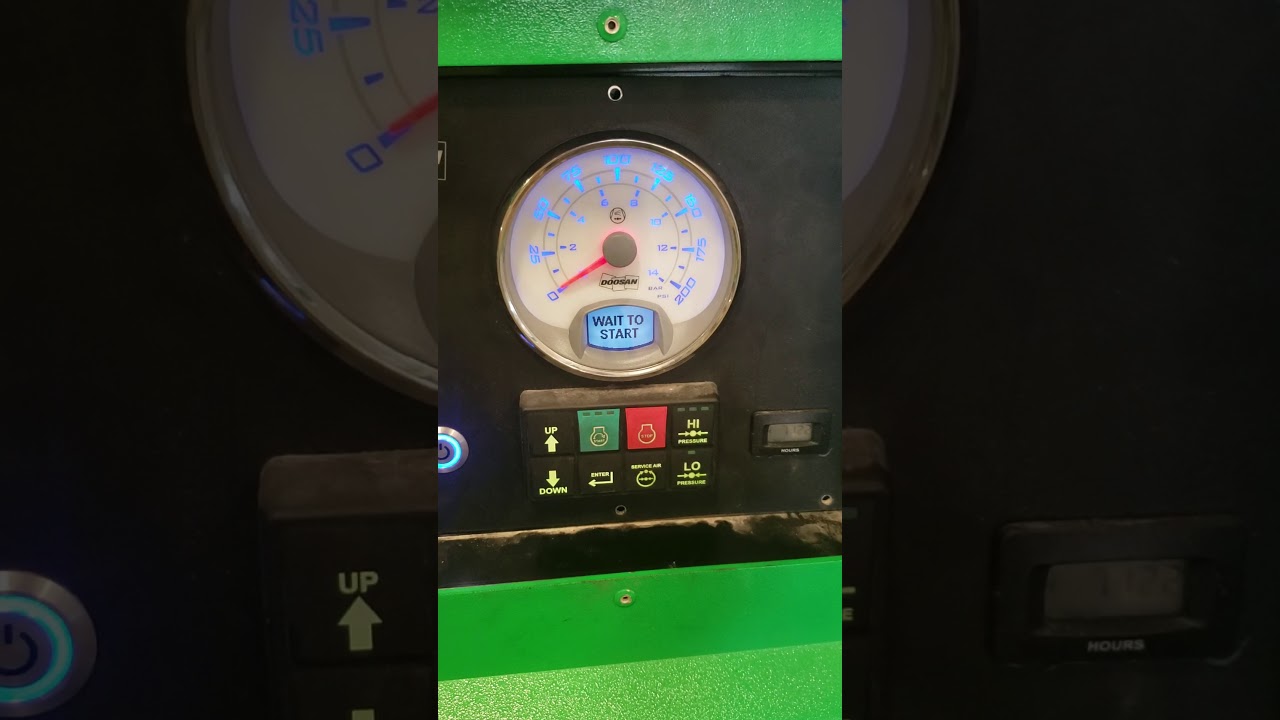 Doosan p250 running issue