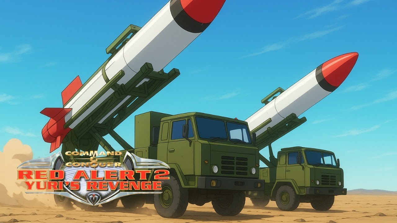 Red Alert 2: Межконтинентальная баллистическая ракета | 1 против 7 Брутальный ИИ | Супероружие [В...