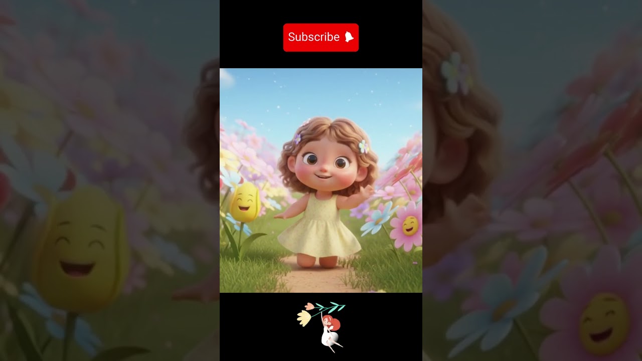 Sweet Kids Rhyme 🌸 Little Lily and the Flowers | Gentle Nursery Poem