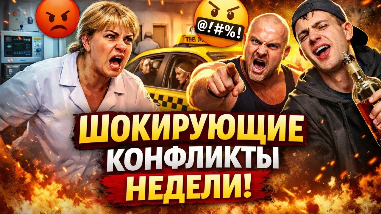 НЕДЕЛЯ НА ГРАНИ: Хамство в Больнице, Быдло в Такси и Другие Позоры! ТОП-5 САМЫХ ОТБОРНЫХ НЕАДЕКВАТОВ