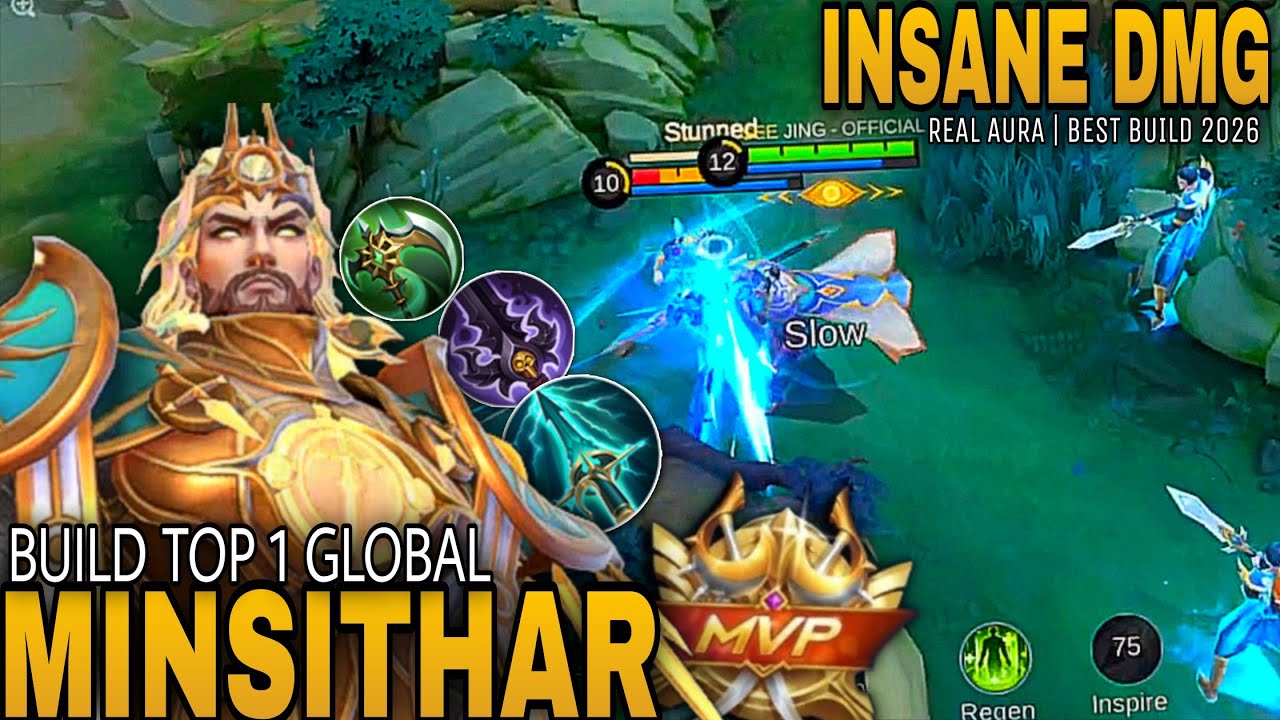 MINSITTHAR GAMEPLAY!! MINSITTHAR BEST BUILD 2026 | BUILD TOP 1 GLOBAL I MOBILE LEGENDS ✔️