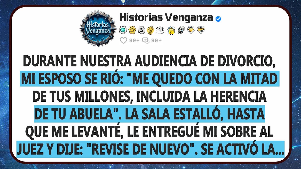Durante nuestra audiencia de divorcio, mi esposo se rió: 