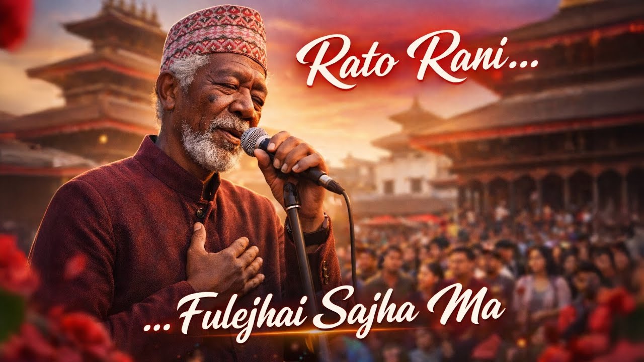 Rato Rani Fulejhai Sajha Ma – Soulful Nepali Cover | Heartfelt Blues Rendition