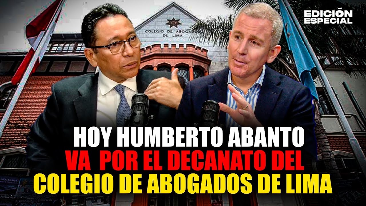 HUMBERTO ABANTO propone cambios en el CAL y habla del caso DELIA ESPINOZA.
