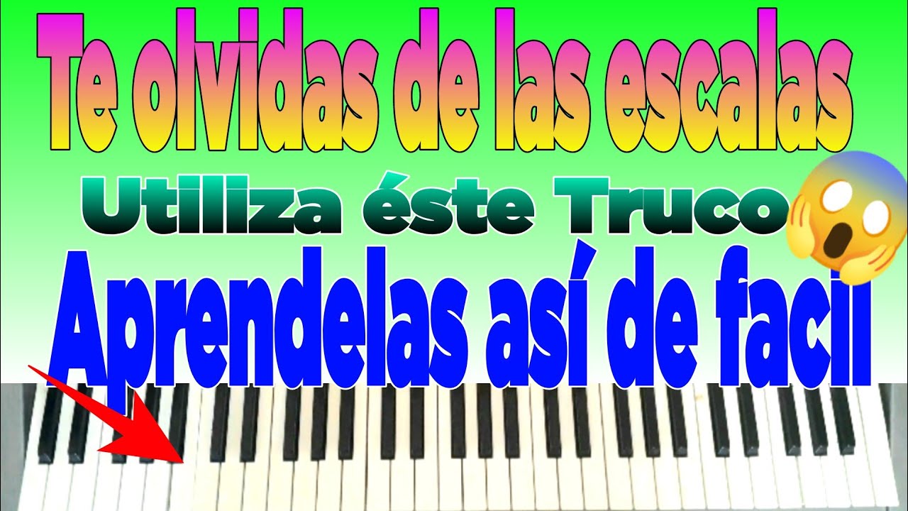 💡 Cómo Memorizar las Escalas en Piano Rápido y para Siempre #MemorizarEscalas
