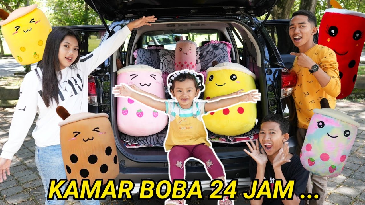 BIKIN KAMAR BOBA 24 JAM DIDALAM MOBIL, ASYIK DIBAWA JALAN JALAN🤗 ! | Mikael TubeHD