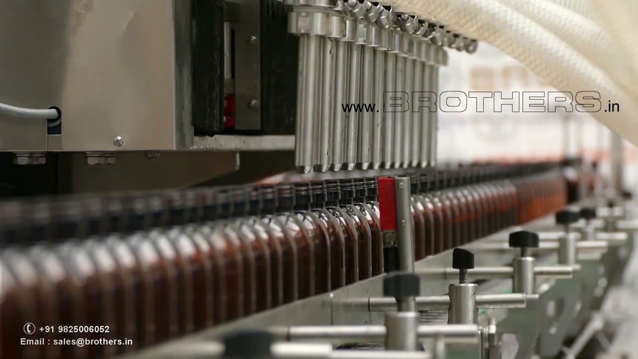 Servo controlled High Speed Motion Liquid Filling Machine for Bottles with speed upto 300 PPM