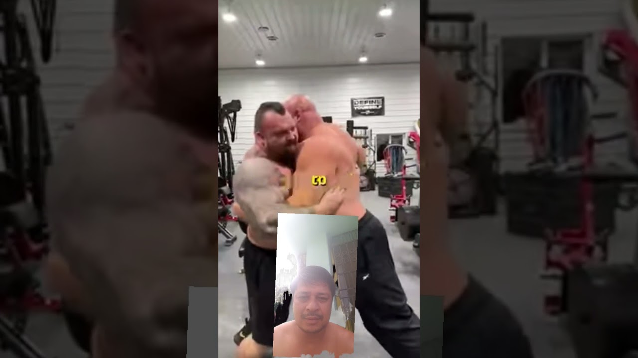 Eddie Hall and Brian Shaw Get into it!
