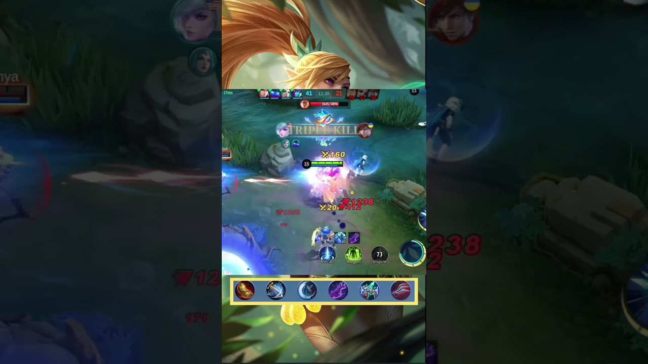 savage !!! | insane build miya | mobile legends | mlbb| #metabaru