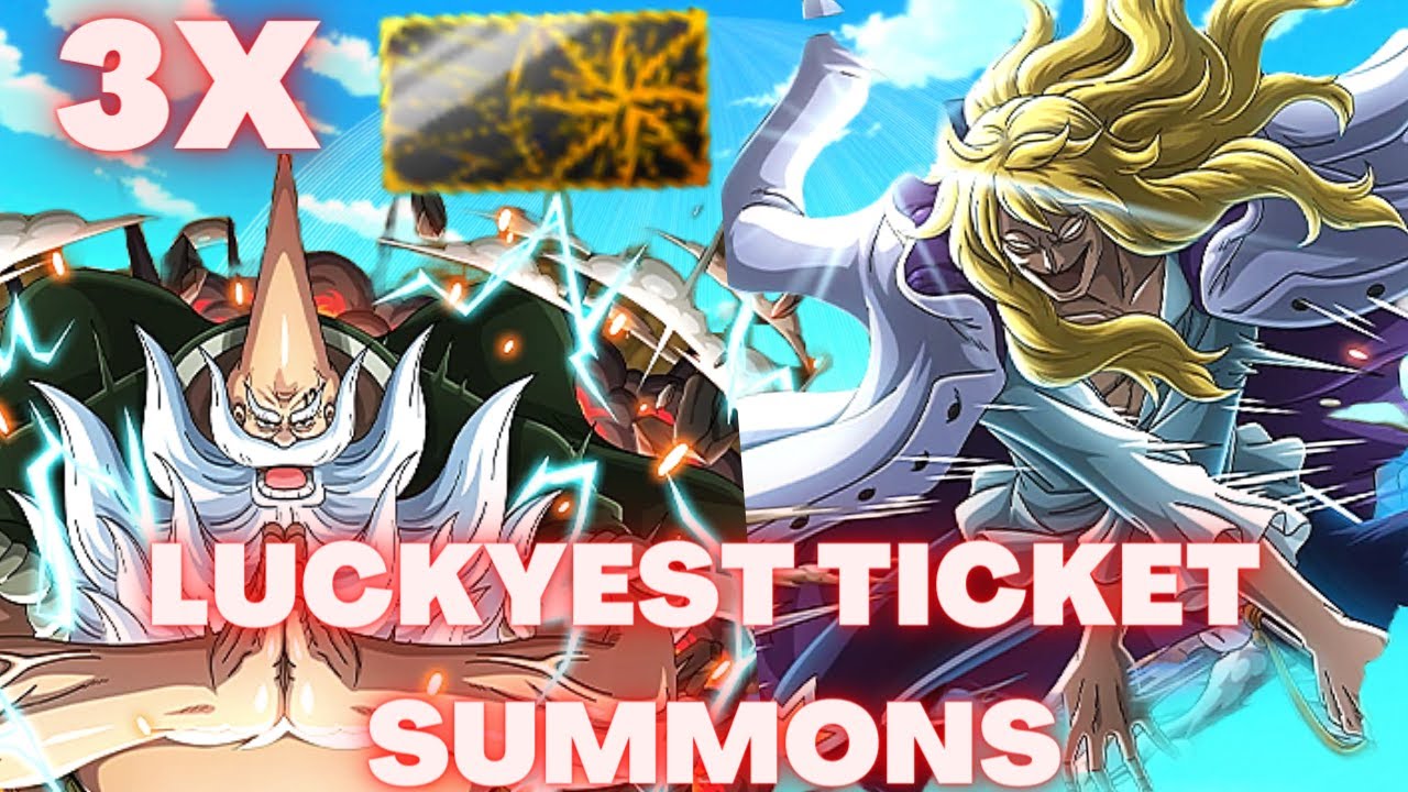 3X TICKET SUMMONS DRESSROSA BOUNTY FEST SUMMONS ONE PIECE BOUNTY RUSH OPBR
