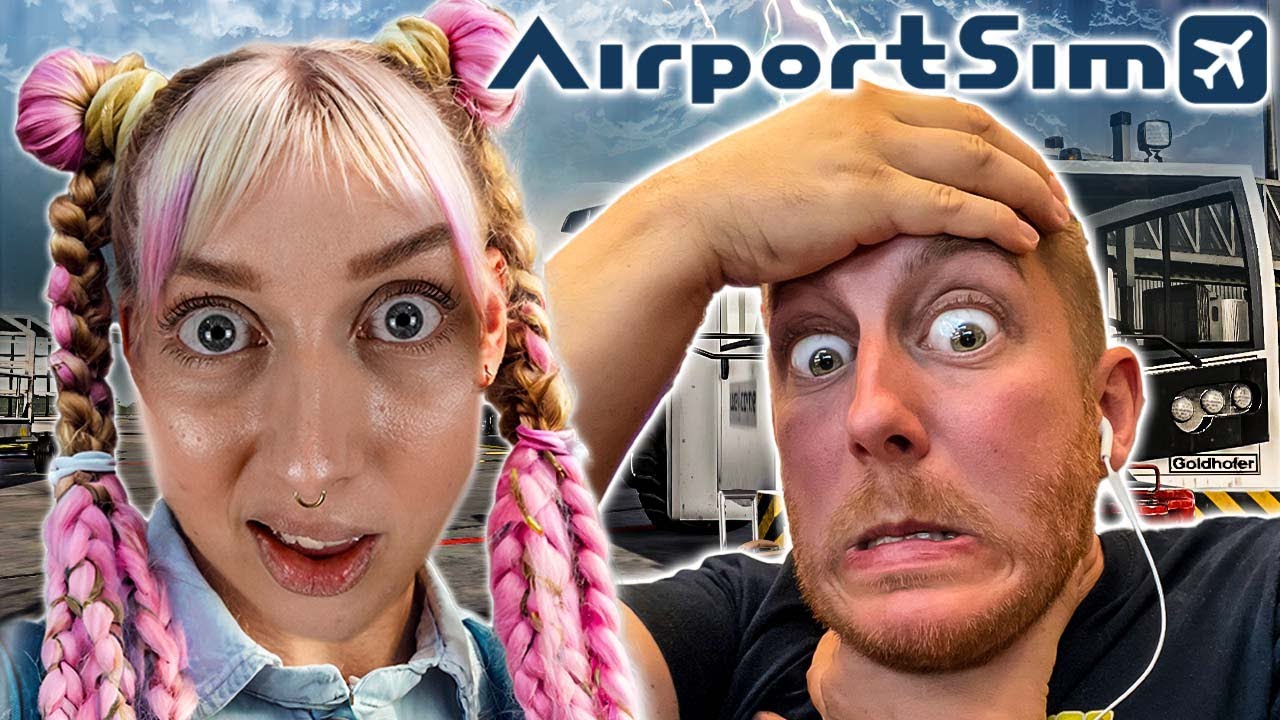 Komplettes FLUGZEUG abfertigen mit SONJA der AUSZUBILDENDEN | Airport Sim #3 | Flughafen Simulator