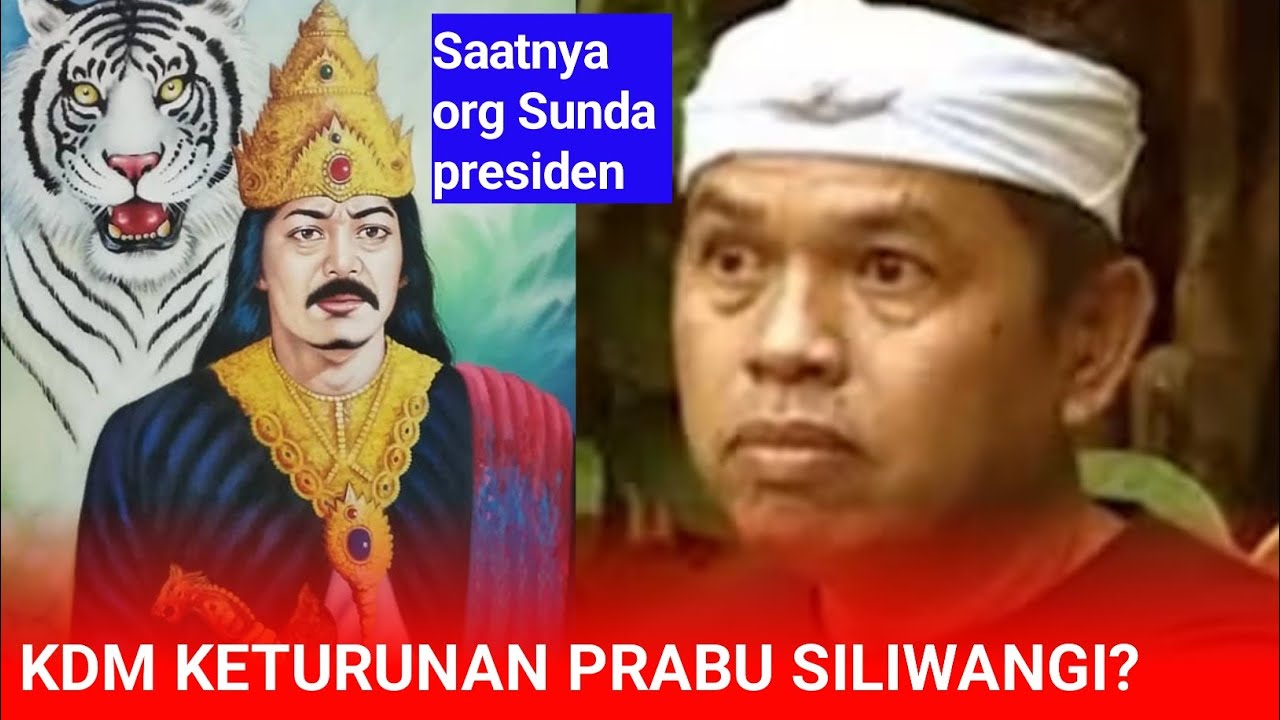 Saatnya orang Sunda jadi presiden..KDM keturunan prabu Siliwangi?