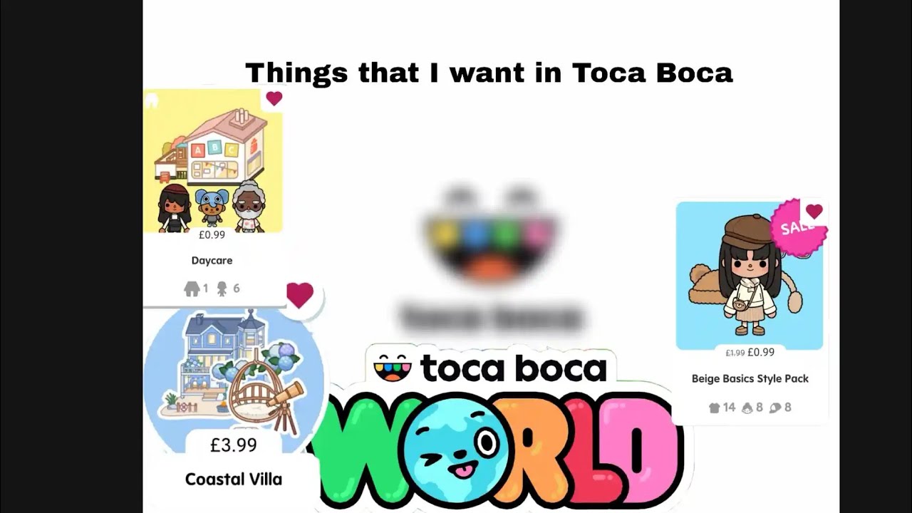 Things that I want in Toca boca baddies 