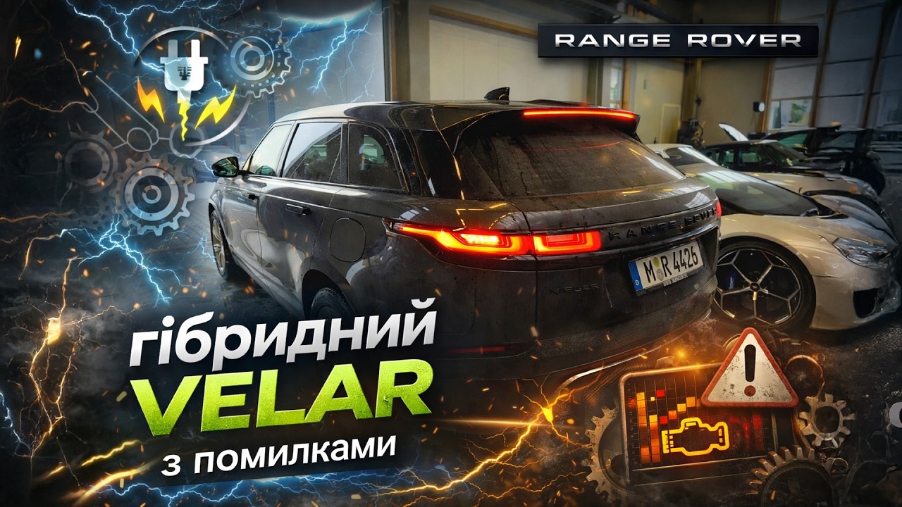 Перефарбований, з помилками, брудний але неймовірний Range Rover Velar P400e