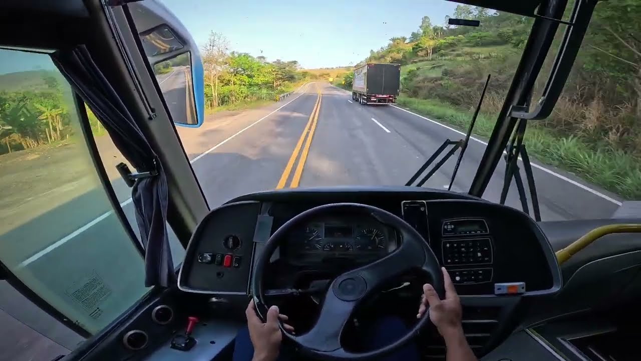 Viagem pelo Brasil,motorista de &ocirc;nibus, br 116, empresa emtram. 