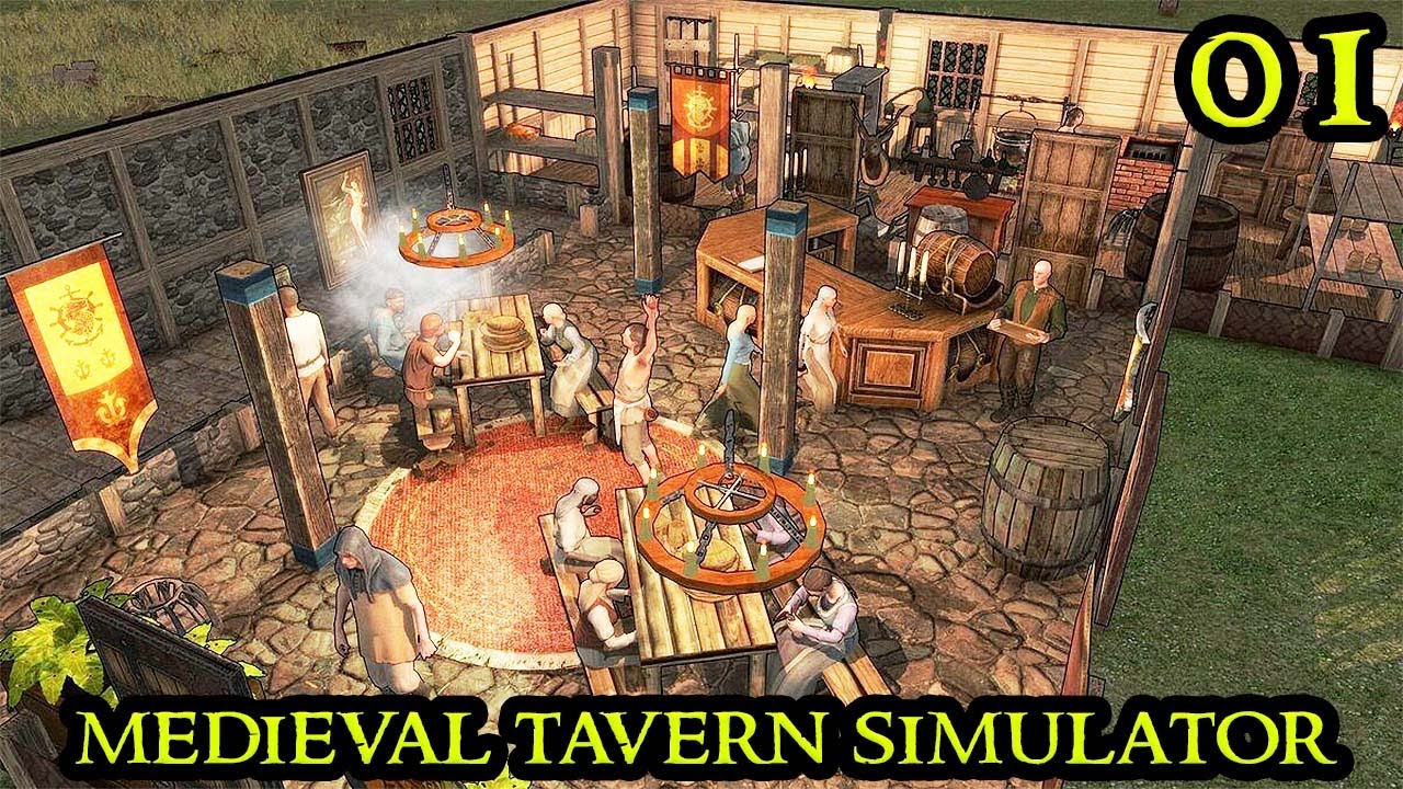 Crossroads Inn - A NEW Beginning || FULL GAME Medieval Tavern Simulation Management Part 01