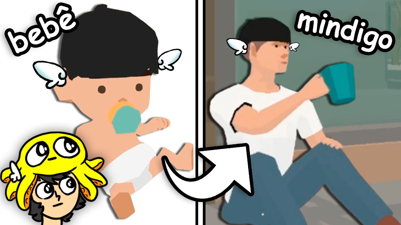 simulei minha vida de bebê à vida adulta