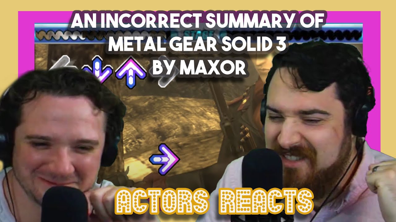 An Incorrect Summary of Metal Gear Solid 3 by Max0r | First Time Watching