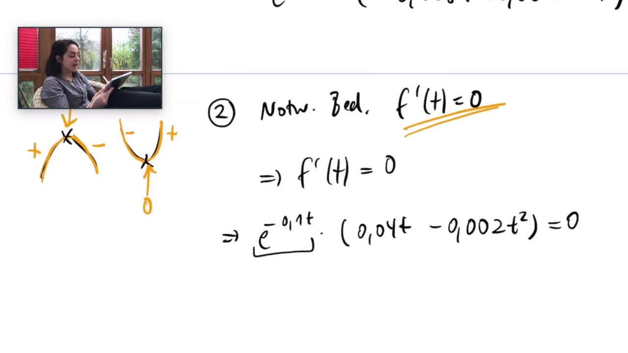Mathe Abi Klausur NRW GK Abitur | Analysis e-Funktion, HP, TP,  Integral, Globalverlauf VLOG 6)