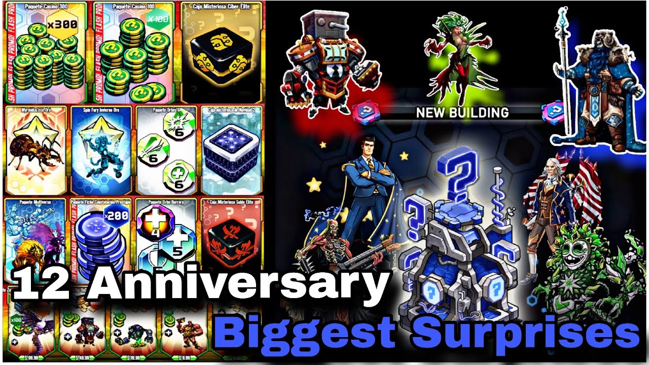 12th Anniversary Update and News 📰/Powerful mutant for new players in credits 💰/Gifts and surprise🎁.