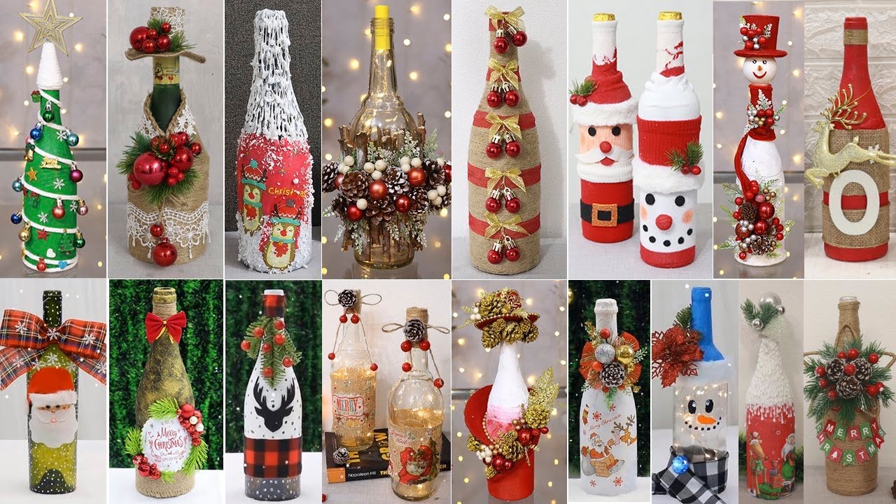 27 Recycle your bottles and make the best crafts for Christmas