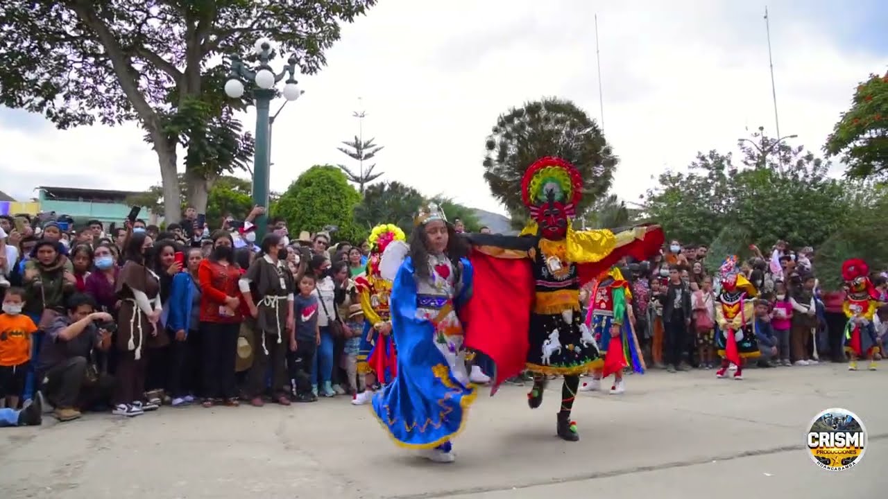 Salida de nuestra patrona Virgen del Carmen -  1.ª  Parte  - Los Diablicos - Huancabamba - 2022