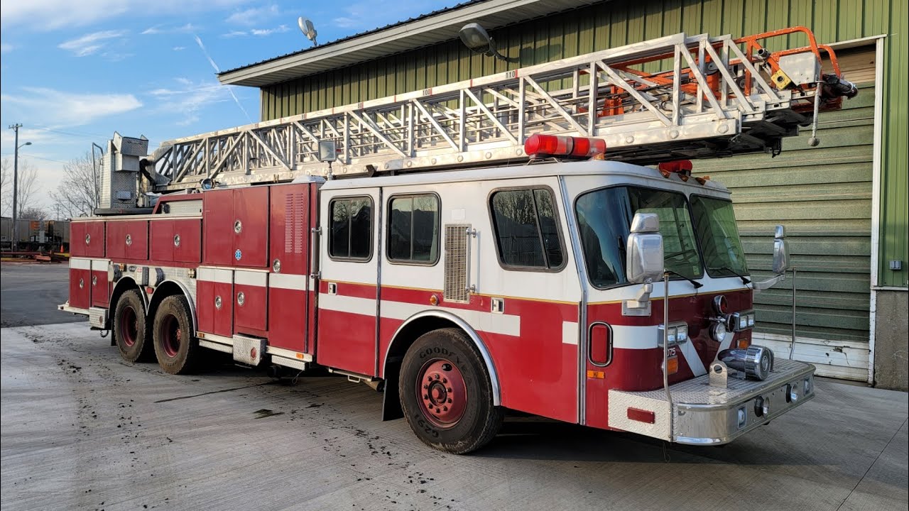 1991 Federal Motors E-one Fire truck with Detroit 8v92 diesel engine