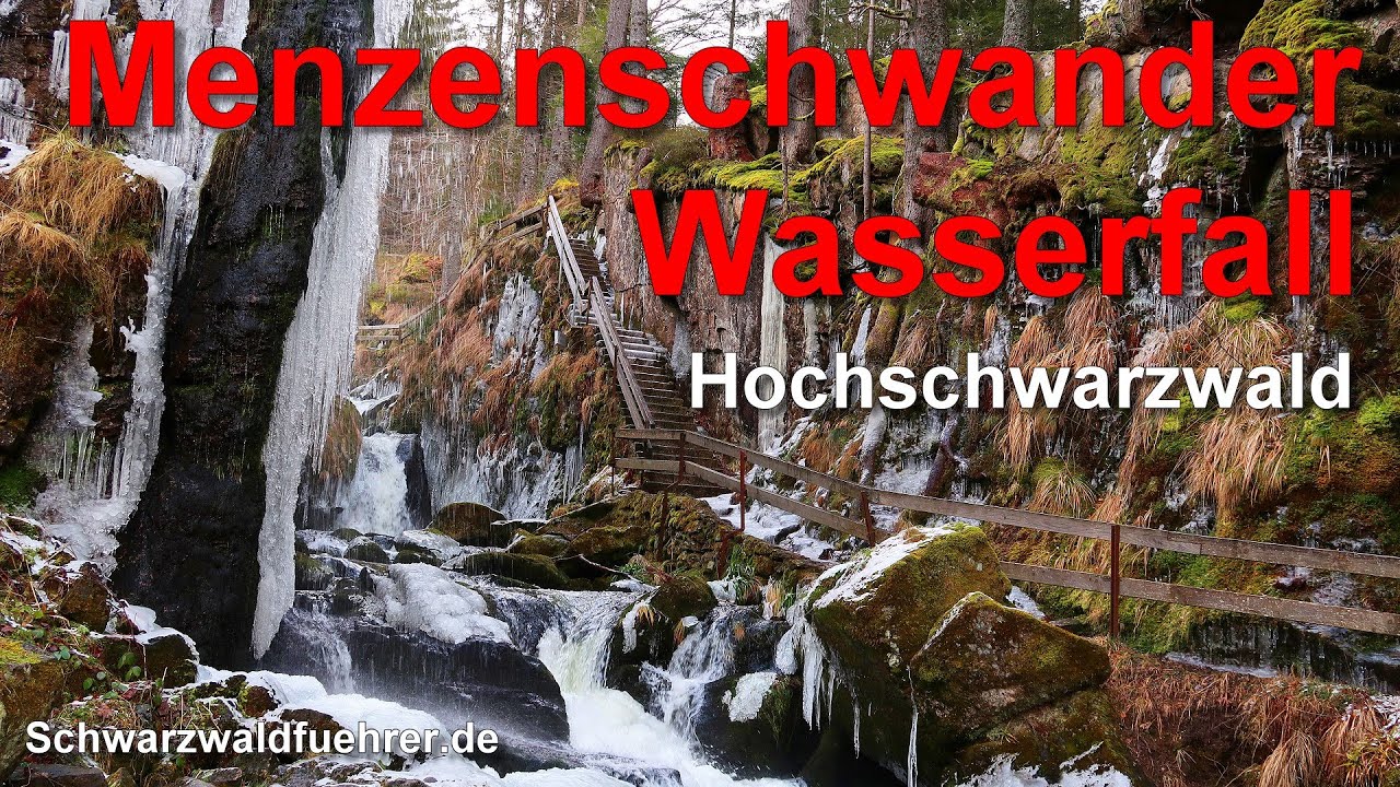Menzenschwander Wasserfall bei St. Blasien im Schwarzwald