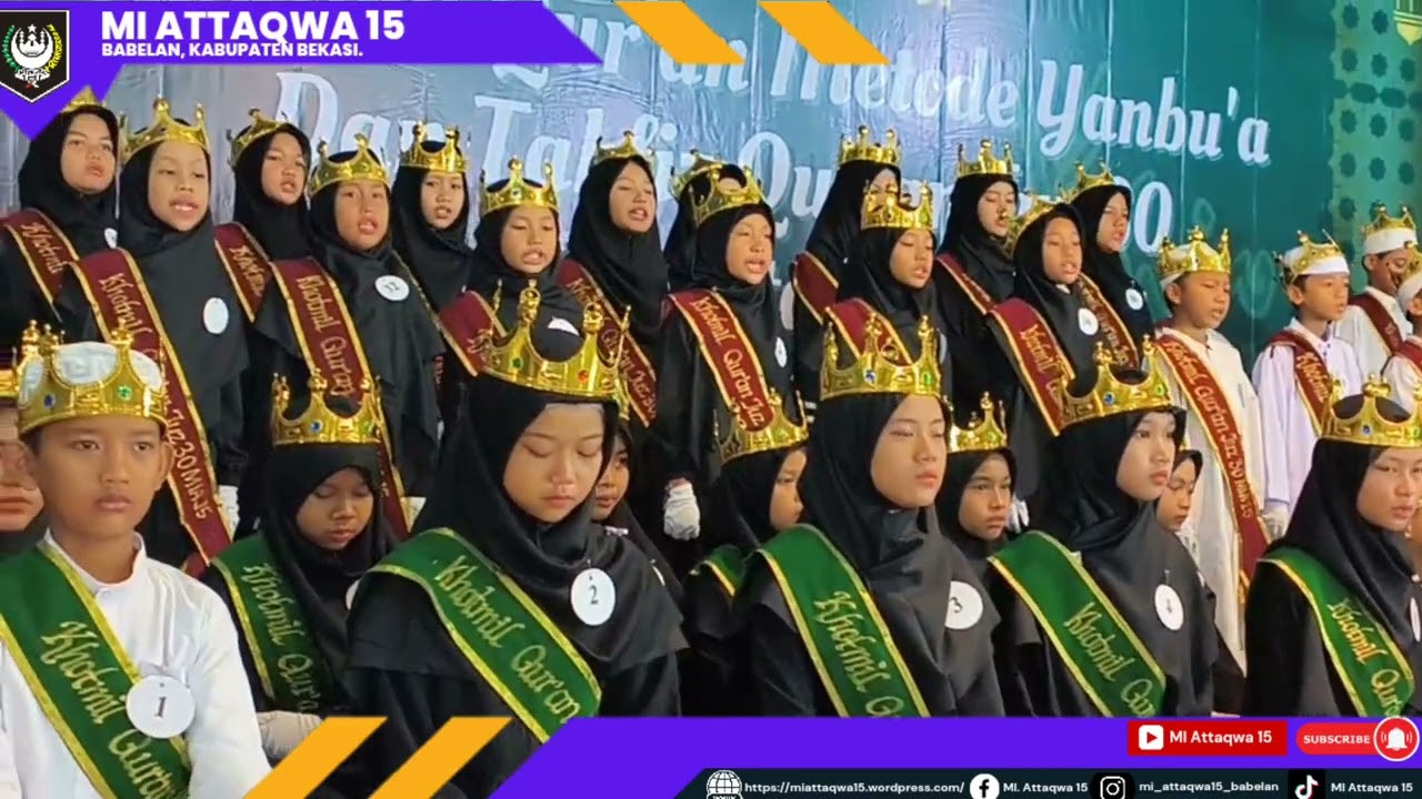 QS. An Naba - Khatmil Qur'an Metode Yanbu'a & Tahfiz Juz 30 Angkatan 1 - MI Attaqwa 15 Babelan