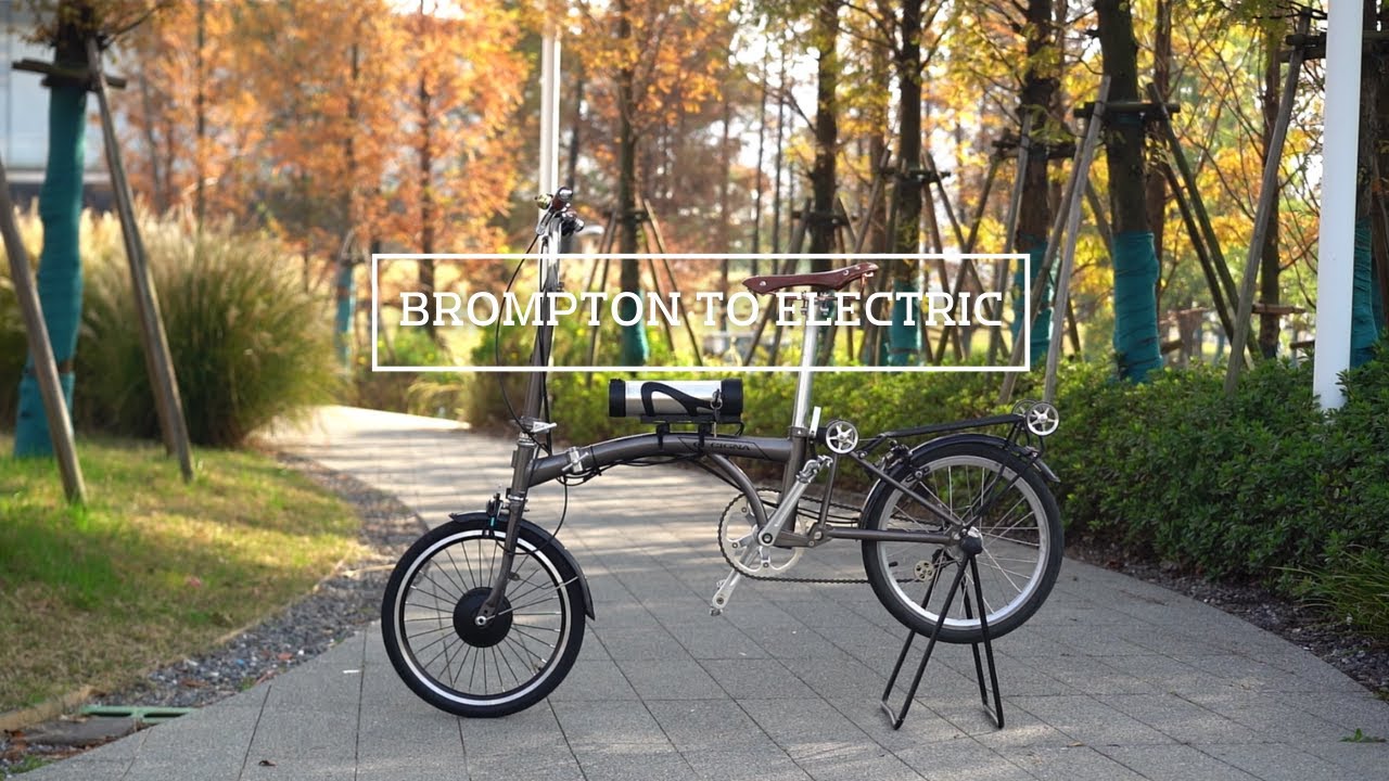 How to Upgrade Your Brompton to Electric?