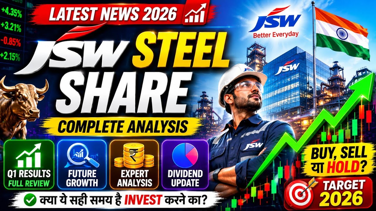 JSW Steel Share Latest News 2026 | Target, Q1 Results, Buy, Sell, or Hold? Complete Analysis 📈