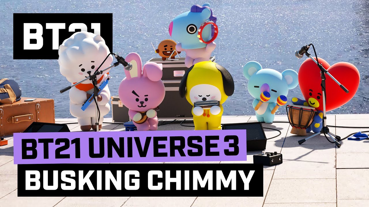 BT21 UNIVERSE 3 ANIMATION EP.02 - Busking CHIMMY