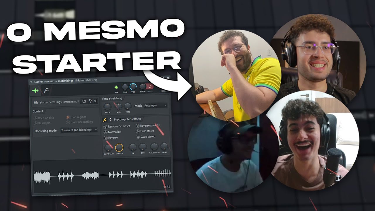 4 PRODUTORES FAZEM UMA SAMPLE EM 30MIN ⏰ (USANDO O MESMO STARTER!)