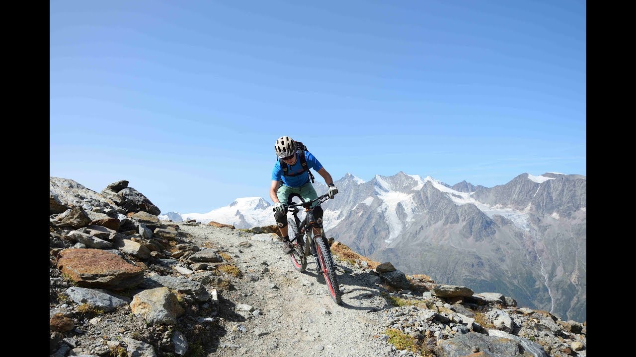 Mountainbiken im Wallis Sommer 2017