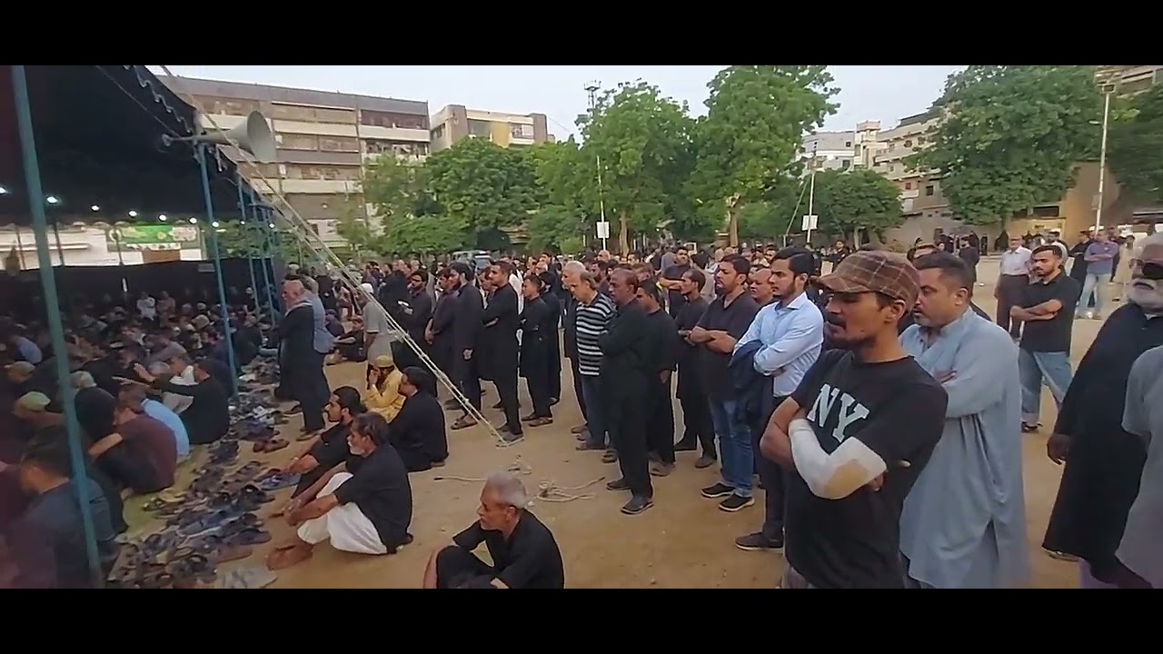 2nd Sep, 2025 Majlis 8th Rabiulawal, last day of mourning, held at Nishtar Park, Karachi