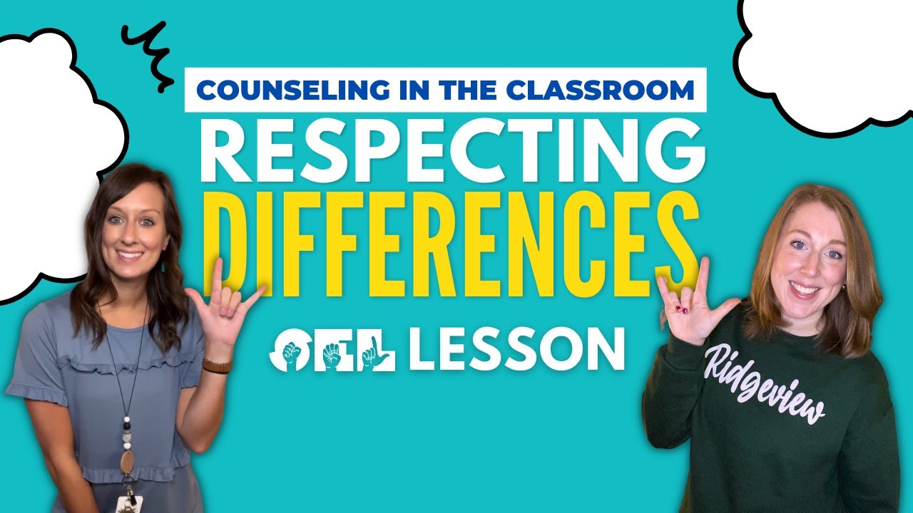 Counseling in the Classroom: Respecting Differences | DHH Lesson | Asking Respectful Questions | SEL
