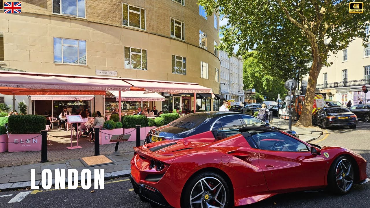 London's Most Exclusive Neighborhood: Belgravia, Knightsbridge, Harrods, London Walk [4K HDR]